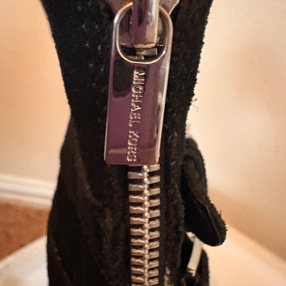 Michael Kors Black Suede Short Boot - Picture 5 of 8